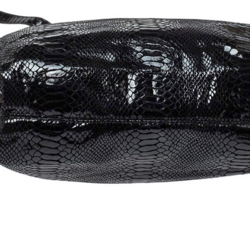 $398 Michael Kors Snakeskin Python Patent Leather… - image 7